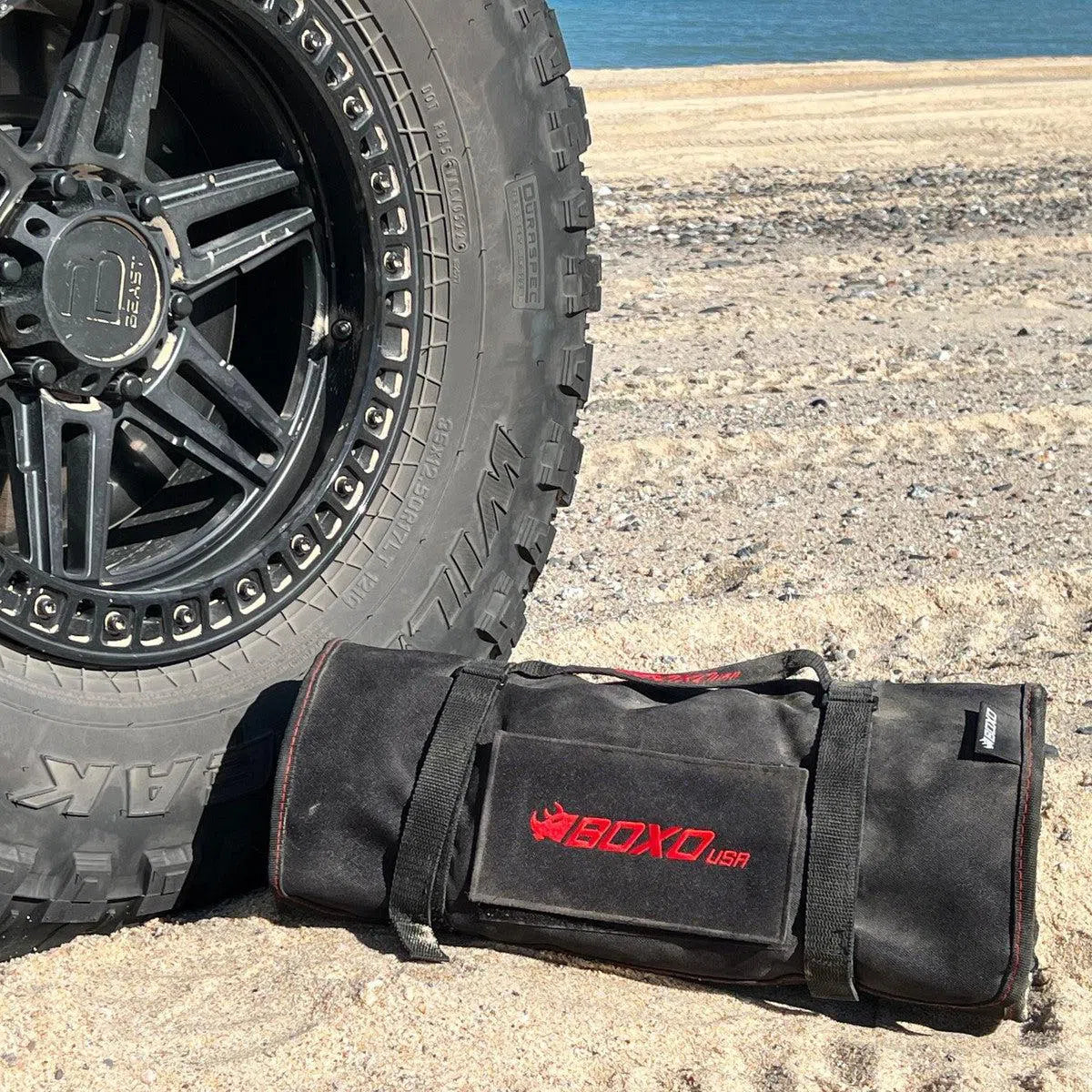 Boxo USA Combo Tool Roll | 82-Piece Metric and SAE Tool Roll and Dry Bag | LGE-CTS Motorsports