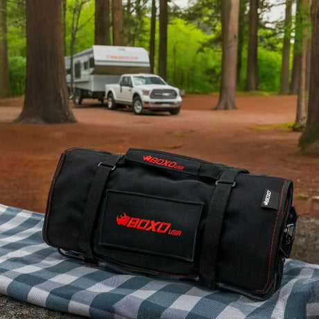 Boxo USA Combo Tool Roll | 82-Piece Metric and SAE Tool Roll and Dry Bag | LGE-CTS Motorsports