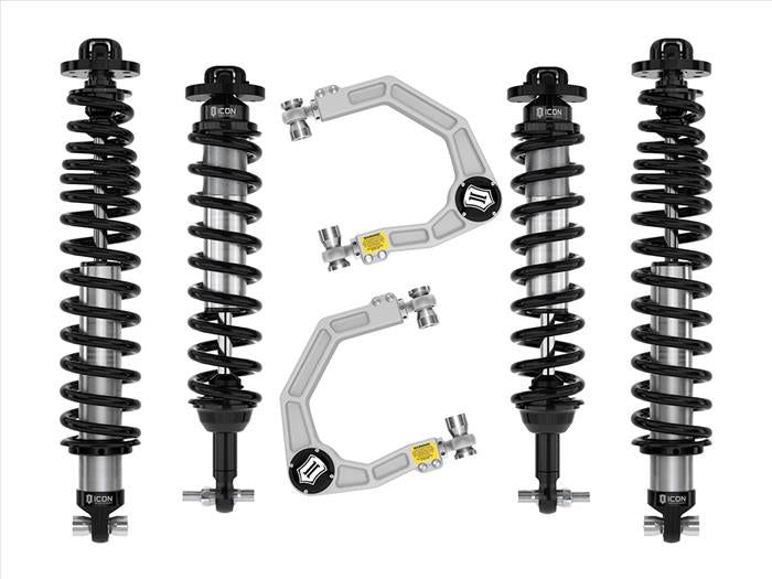 ICON Vehicle Dynamics | 2021-2023 Ford Bronco, Non-Sasquatch, 3-4" Lift, Stage 3 Suspension System, Billet, Heavy Rate Rear Spring