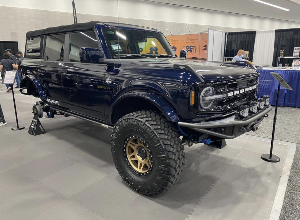 Stock Width Billet Upper Arm | 21+ Ford Bronco | Black